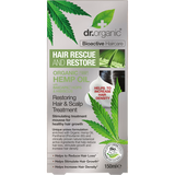 Dr Organic Certified Organic Hair & Scalp Treatment Restoring Organic Hemp Oil 150ml box view