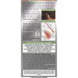 Dr Organic Certified Organic Hair & Scalp Treatment Restoring Organic Hemp Oil 150ml box back view