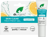 Dr Organic Treatment Gel Skin Clear 10ml product and carton