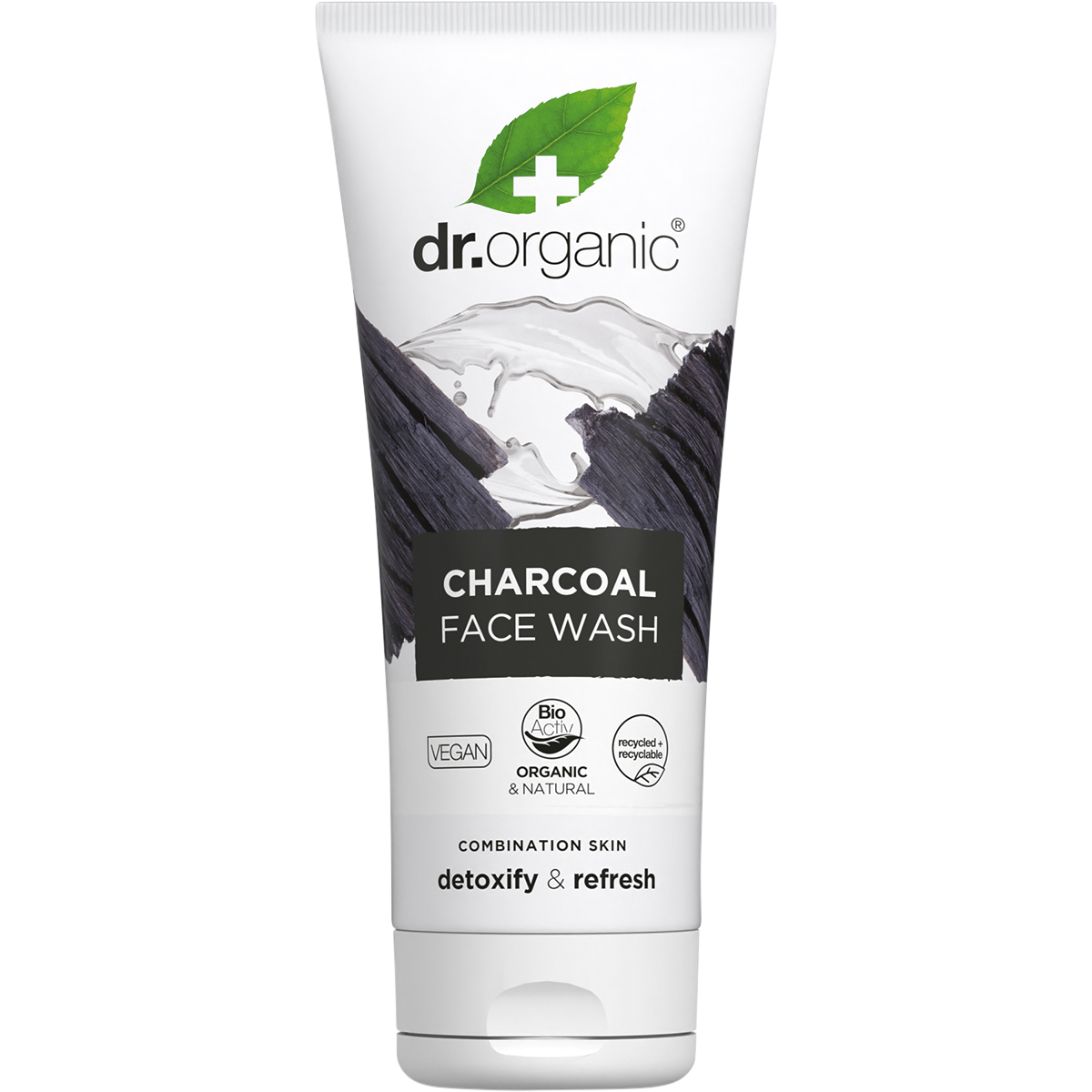 Dr Organic Face Wash Activated Charcoal 200ml front