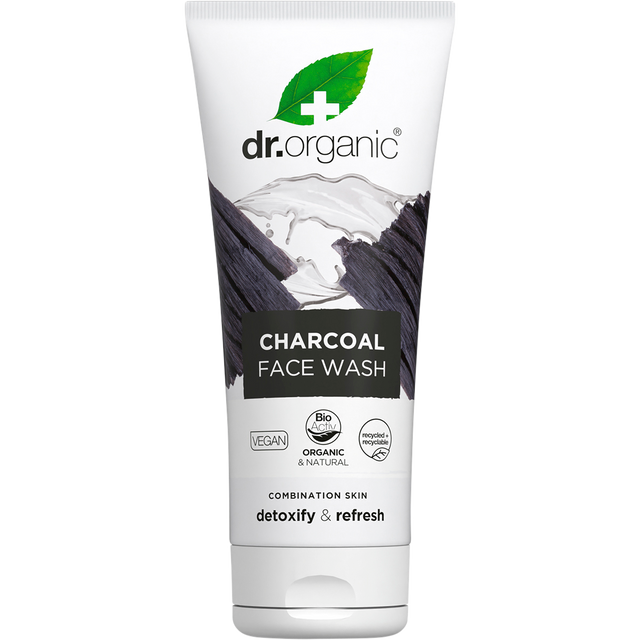 Dr Organic Face Wash Activated Charcoal 200ml front