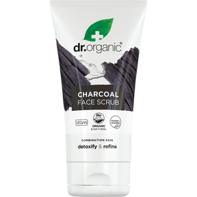Dr Organic Face Scrub Charcoal 125ml front