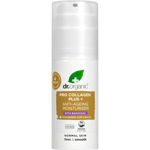 Dr Organic Pro Collagen Plus+ Anti-Ageing Moisturiser Bakuchiol 50ml