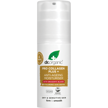 Dr Organic Pro Collagen Plus+ Anti Ageing Moisturiser Dragon Blood 50ml front