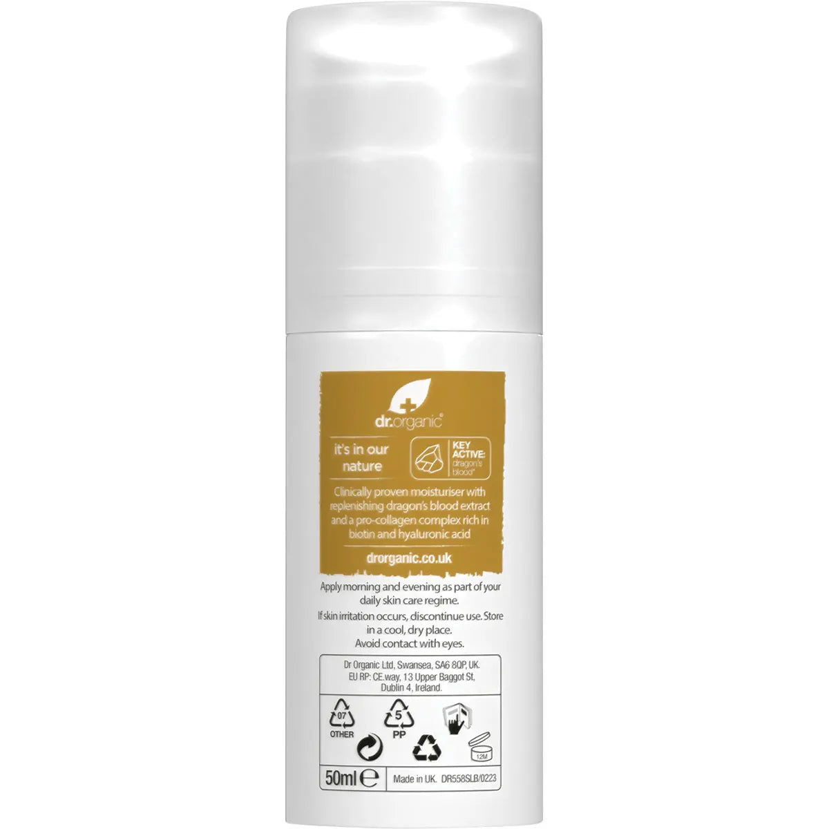 Dr Organic Pro Collagen Plus+ - Anti Aging Moisturiser With Dragons Blood 50ml