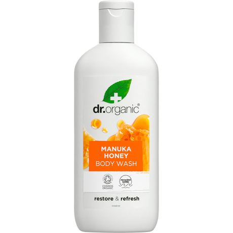 Dr Organic Body Wash Manuka Honey 250ml front