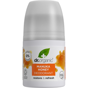 Dr Organic Roll-On Deodorant Manuka Honey 50ml front