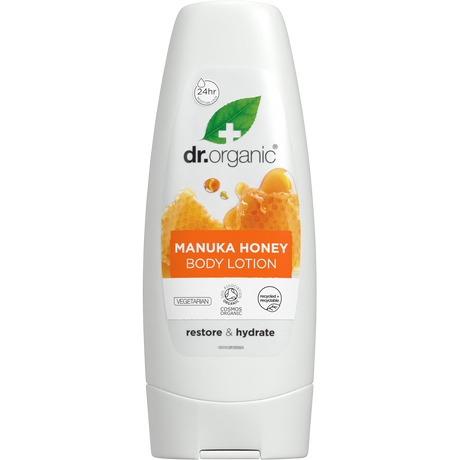 Dr Organic Body Lotion Manuka Honey 200ml front