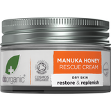 Dr Organic Rescue Cream Manuka Honey 50ml front