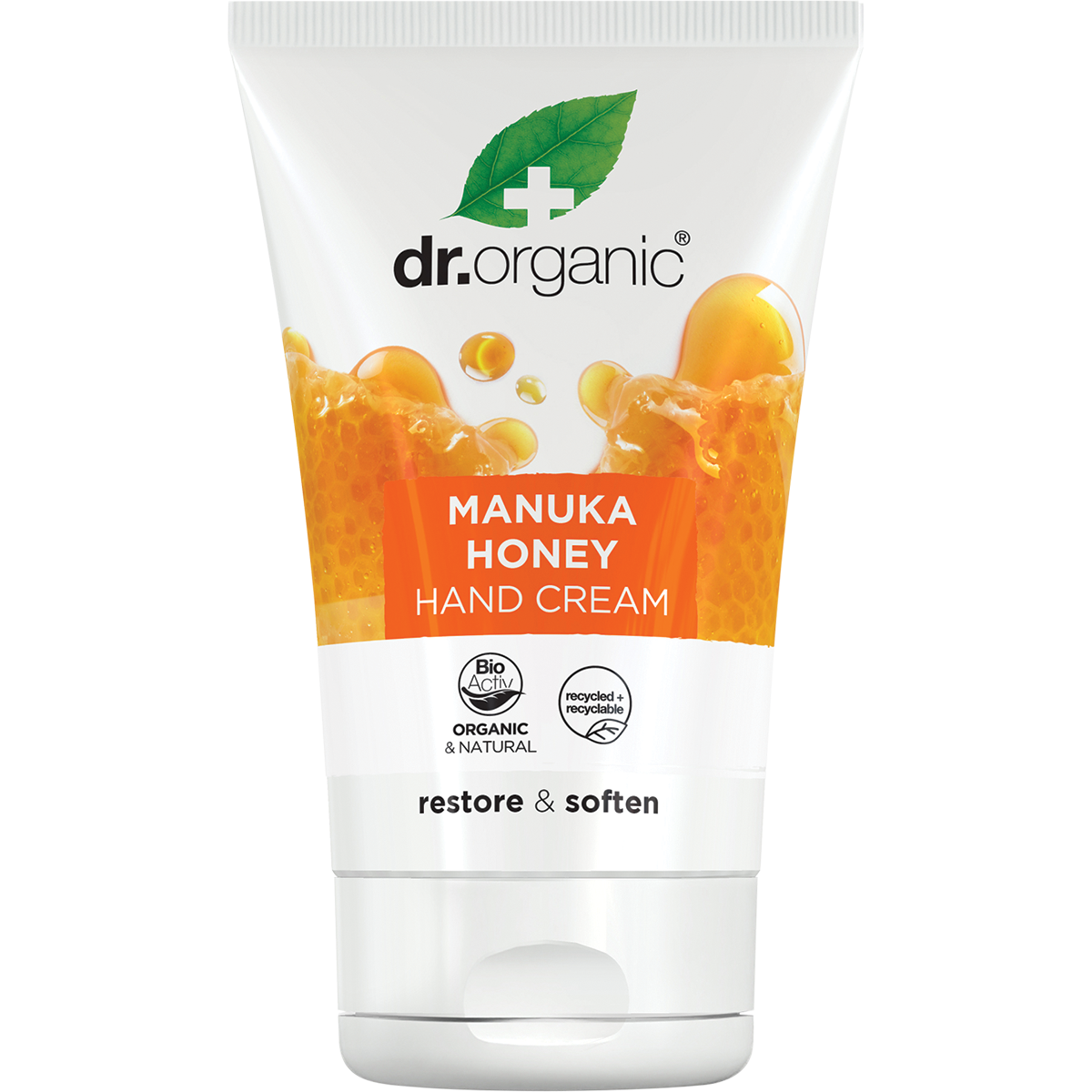 Dr Organic Hand Cream Manuka Honey 125ml front