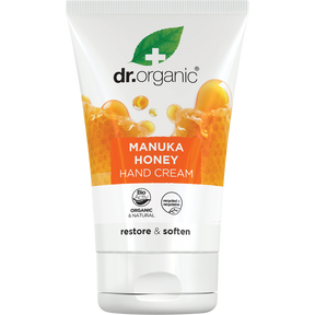 Dr Organic Hand Cream Manuka Honey 125ml front