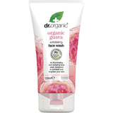 Dr Organic Certified Organic Exfoliating Face Wash Organic Guava 150ml front view