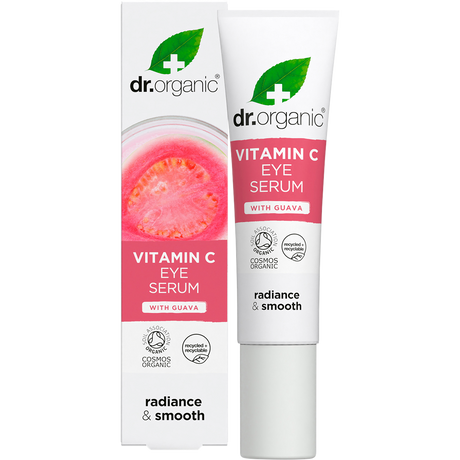 Dr Organic Eye Serum Organic Guava 15ml product and carton