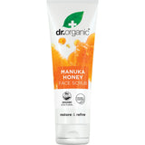Dr Organic Certified Organic Face Scrub Organic Manuka Honey 125ml front view
