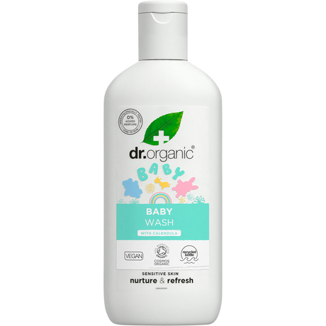 Dr Organic Baby Wash with Calendula 250ml front