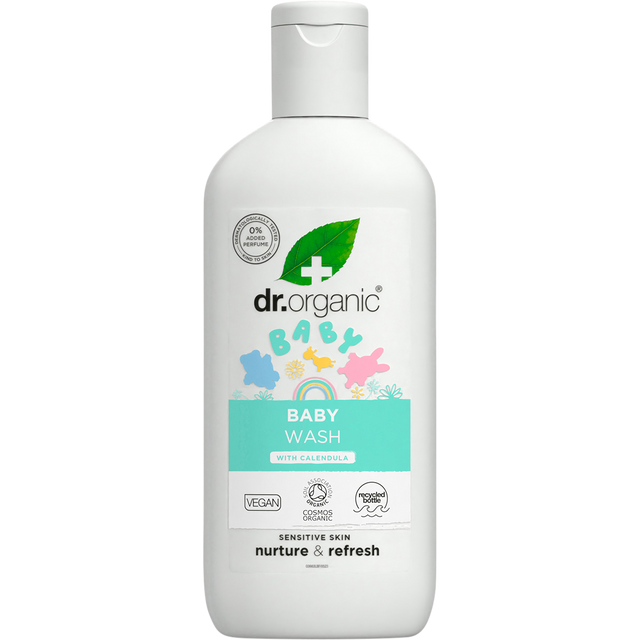 Dr Organic Baby Wash with Calendula 250ml front