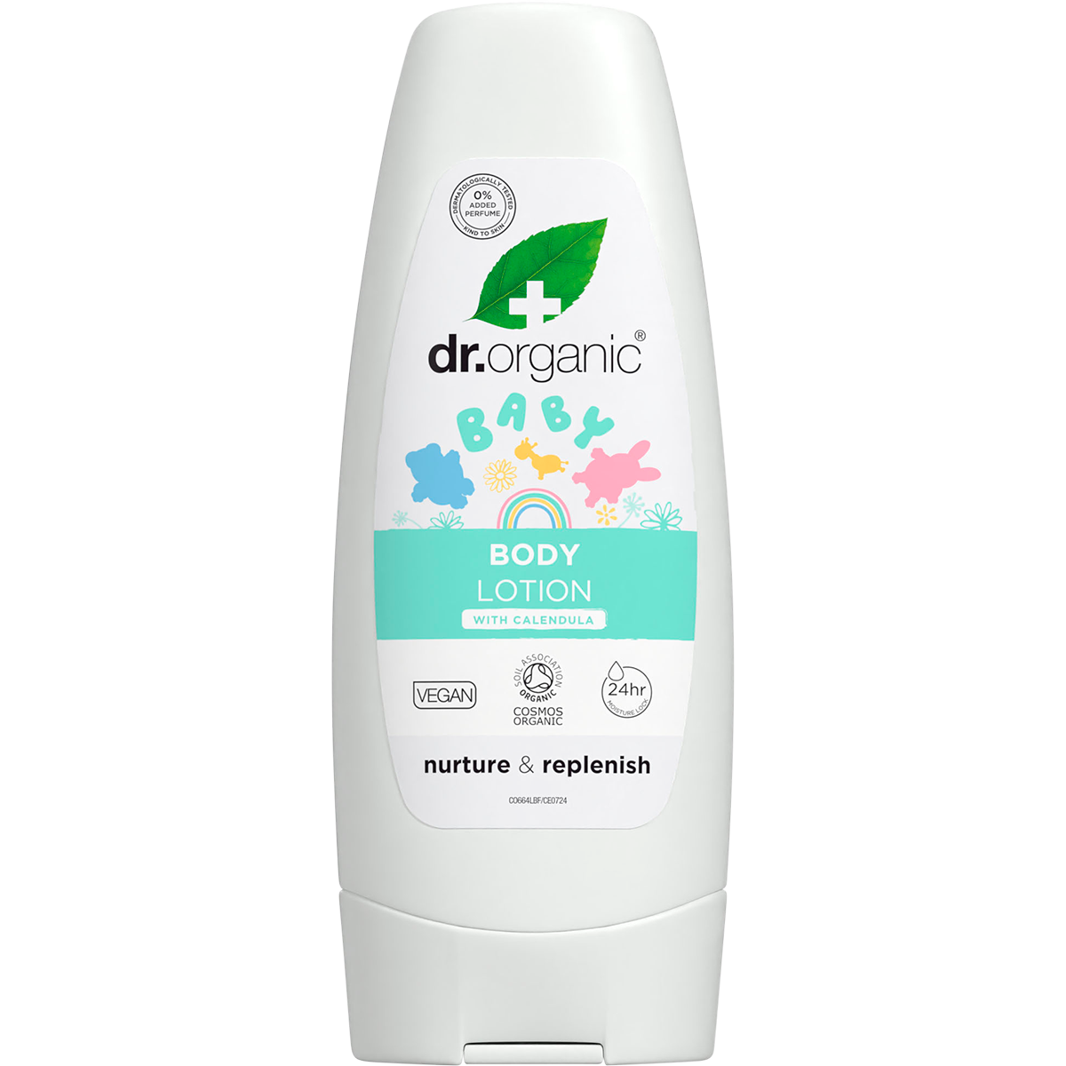 Dr Organic Unfragranced Baby Lotion Organic Calendula 200ml front