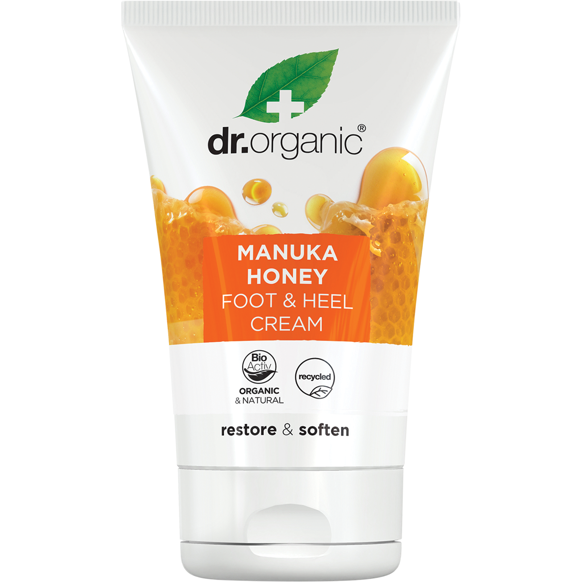 Dr Organic Foot & Heel Cream Manuka Honey 125ml front