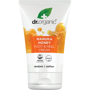 Dr Organic Foot & Heel Cream Manuka Honey 125ml front