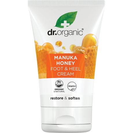 Dr Organic Foot & Heel Cream Manuka Honey 125ml front