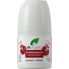 Dr Organic Roll-On Deodorant Pomegranate 50ml front