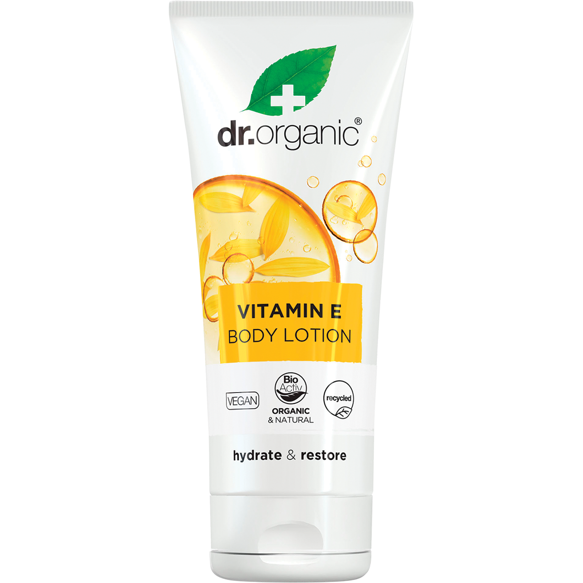 Dr Organic Body Lotion Vitamin E 200ml front