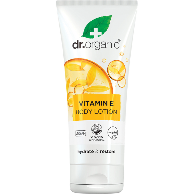 Dr Organic Body Lotion Vitamin E 200ml front