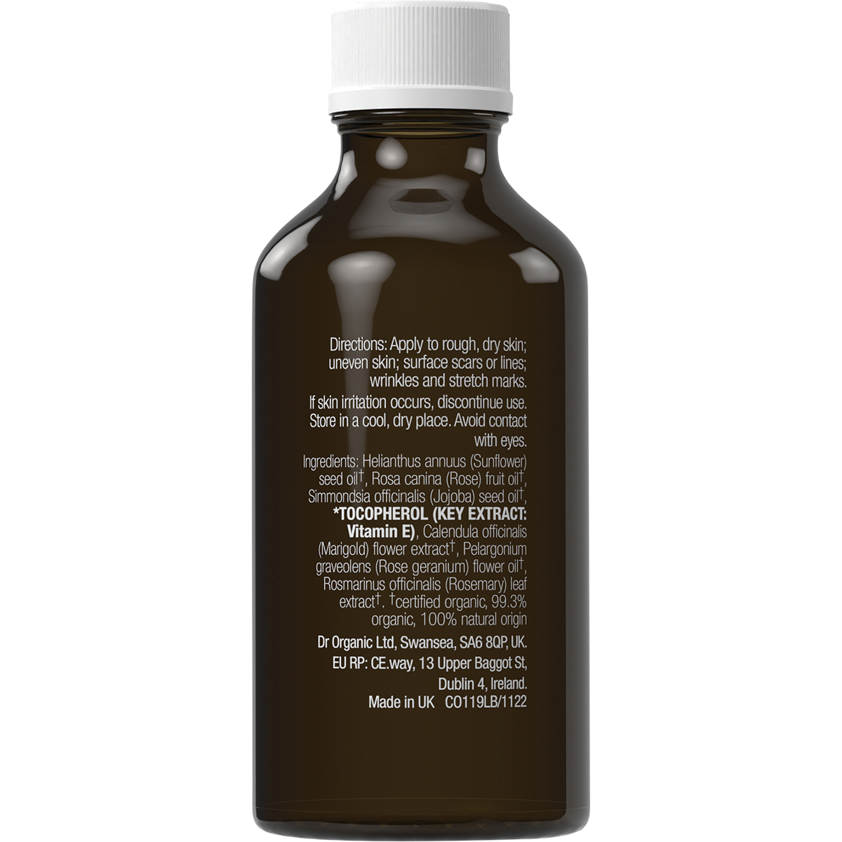 Dr Organic Pure Oil Complex Vitamin E 50ml back