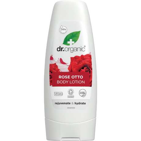 Dr Organic Body Lotion Rose Otto 200ml front