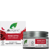 Dr Organic Certified Organic Day Cream Rose Otto 50ml product and box view