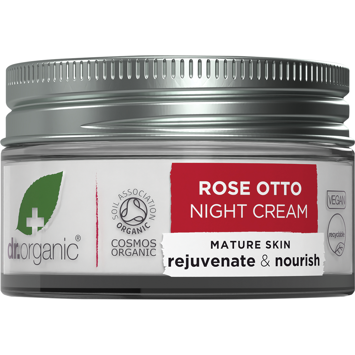 Dr Organic Certified Organic Night Cream Rose Otto 50ml additional product view