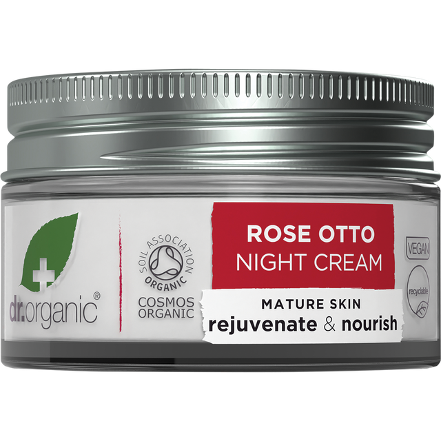 Dr Organic Certified Organic Night Cream Rose Otto 50ml additional product view