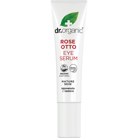 Dr Organic Eye Serum Rose Otto 15ml front