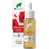 Dr Organic Facial Serum Rose Otto 30ml product and carton