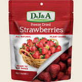 DJ&A Freeze Dried Strawberries 7x50g front