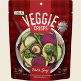 DJ&A Veggie Crisps Hot & Spicy 9x90g front