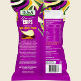 DJ&A Gourmet Chips Taro & Sweet Potato Seasoned Salt 5x100g back