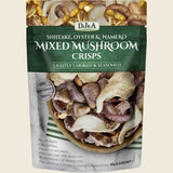 DJ&A Mixed Mushroom Crisps 9x65g front