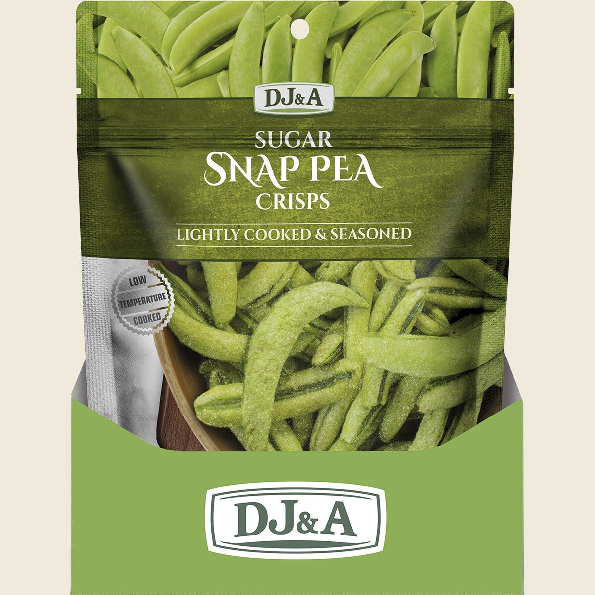 DJ&A Sugar Snap Pea Crisps 10 x 30g