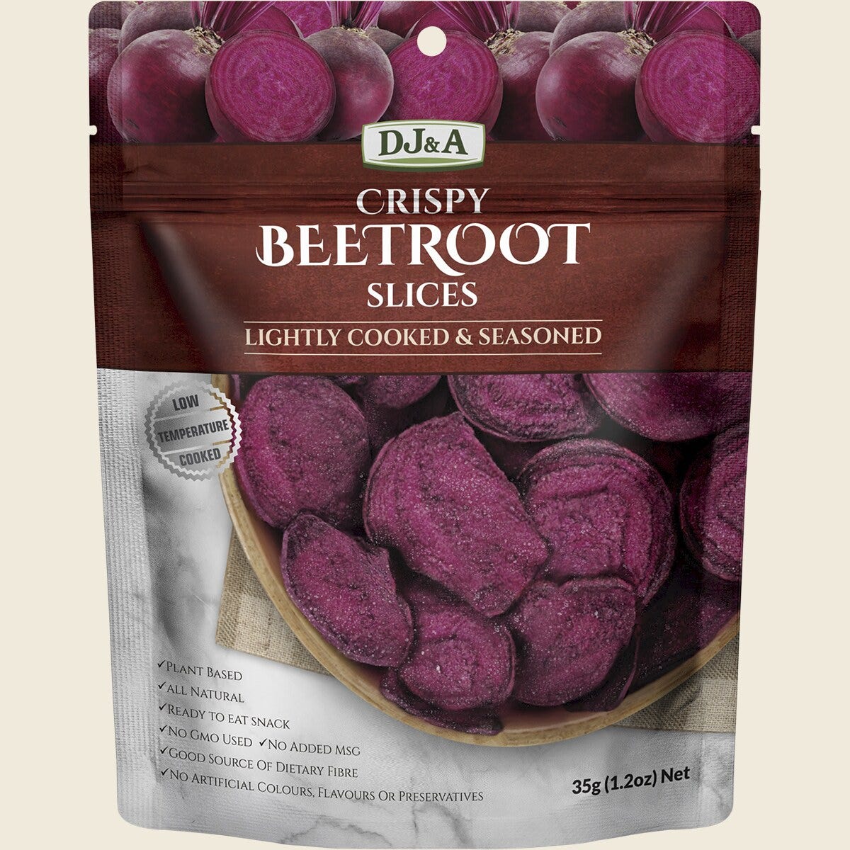 DJ&A Crispy Beetroot Slices 10 x 35g