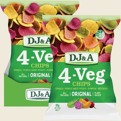 DJ&A 4-VEG Chips Texas BBQ 5x90g combo