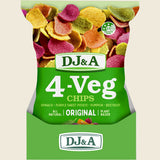 DJ&A 4-VEG Chips Texas BBQ 5x90g display