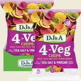 DJ&A 4-VEG Chips Salt & Vinegar 5x90g combo