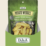 DJ&A Potato Wedges Garlic Bread Flavour 9x100g display