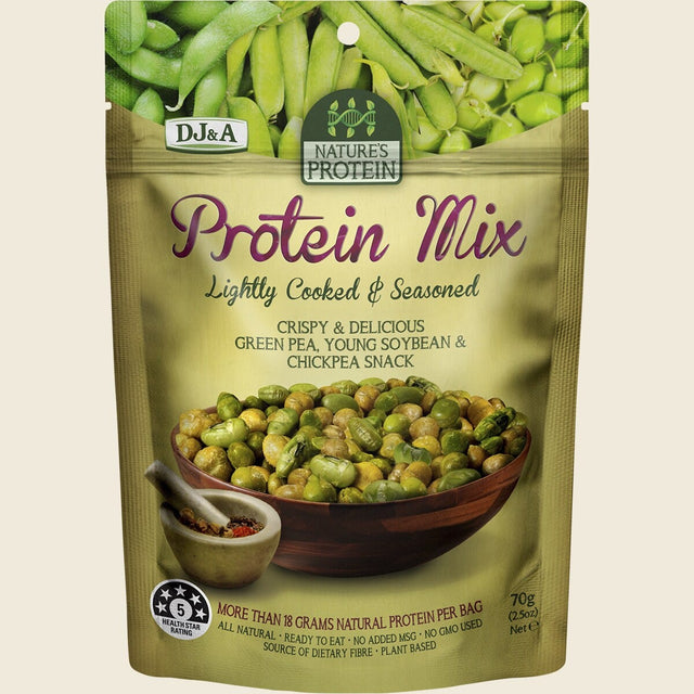 DJ&A Nature's Protein Mix 12x70g front