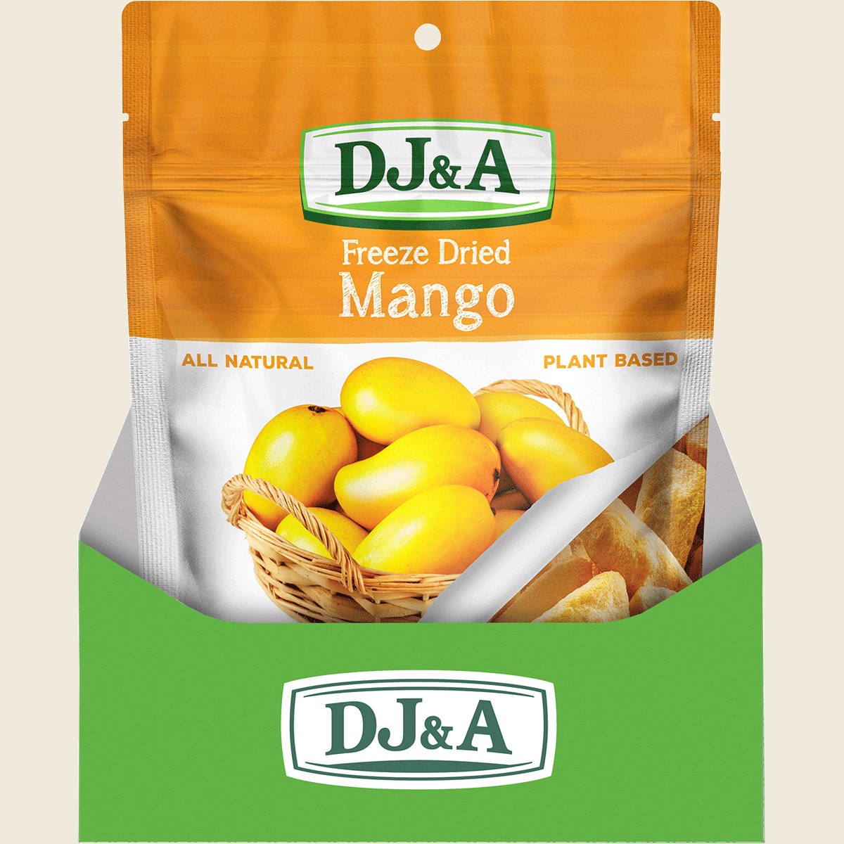 DJ&A Freeze Dried Mango 10x35g display