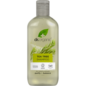 Dr Organic Shampoo Tea Tree 265ml front
