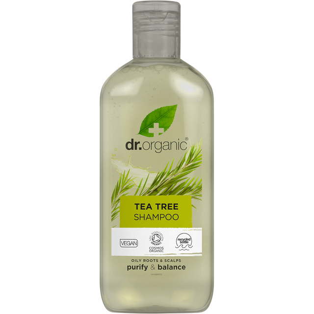 Dr Organic Shampoo Tea Tree 265ml front