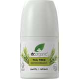 Dr Organic Roll-On Deodorant Tea Tree 50ml front