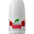 Dr Organic Roll-On Deodorant Rose Otto 50ml front